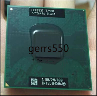 Intel Core 2 Duo T7100 1.8GHz SLA4A Dual-Core Socket 479 Laptop Processor CPU
