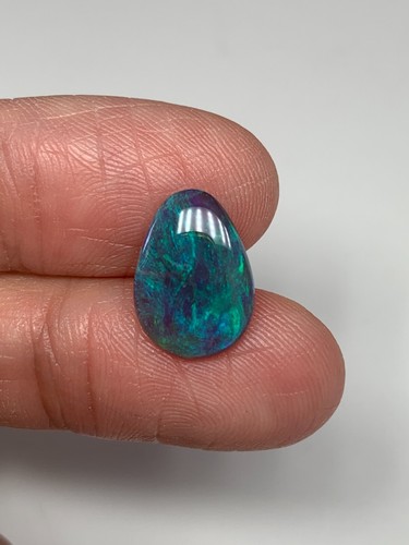 Quality Teardrop. Lightning Ridge Black Crystal Opal. 2.52 Ct - Picture 4 of 10