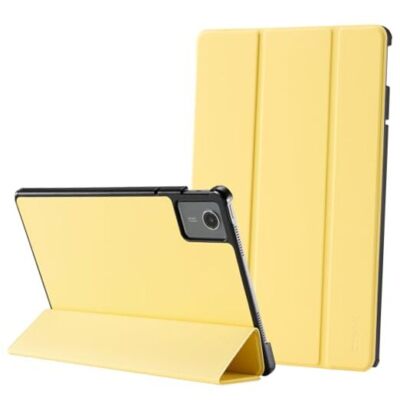  case for Lenovo Tab M11, Slim Stand Hard Back Shell Protective Lemon Yellow