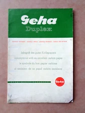 GEHA Duplex Kohlepapier, 1960er Jahre, DIN A5, 41 Blatt
