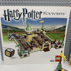 LEGO 3862 Harry Potter Hogwarts Board Game & Lego Games (set of 2) NO BOX