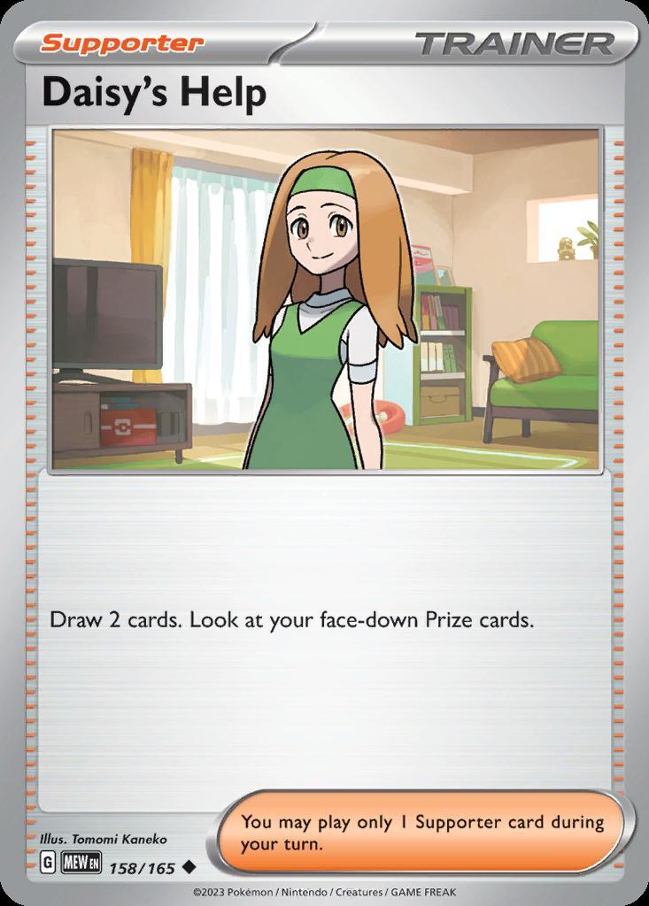 Pokemon Daisy's Help (158/207) 151 NM