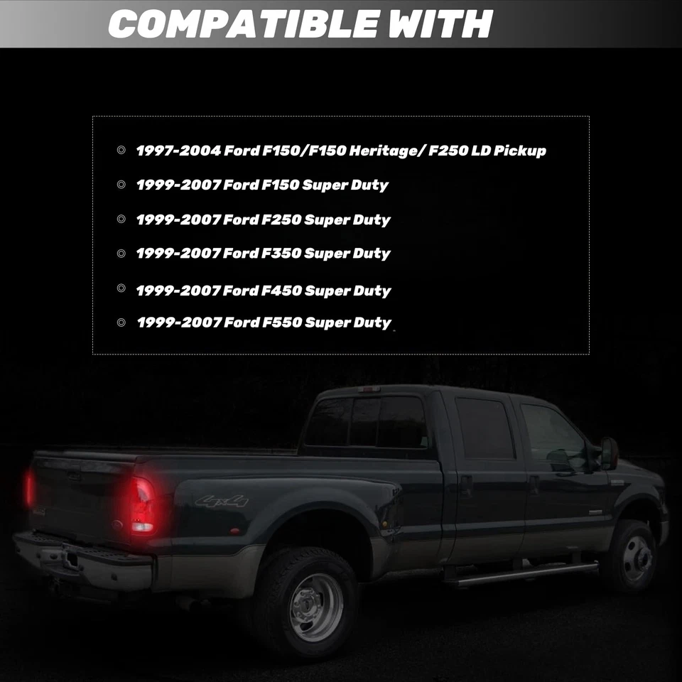 Tail lights For Ford F150 F250 LD 1997-2004 Ford F-Series Super Duty 1999-2007 Foto 2 de 4