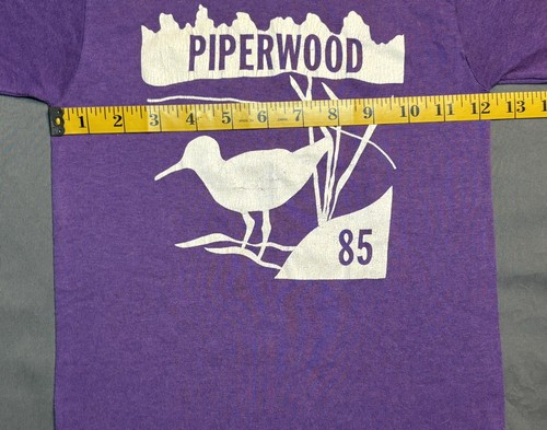 Vintage Girl Scout Camp Piperwood Shirt 1985 Champion Single Stitch Purple 10 12 - Picture 5 of 12
