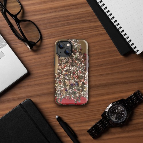Tough Case for iPhone®-Christmas-Tree-Decorated-Gift-Case - Picture 9 of 20