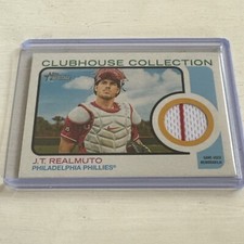 2022 Topps Heritage - Clubhouse Collection Relics #CC-JTR J.T. Realmuto (MEM)