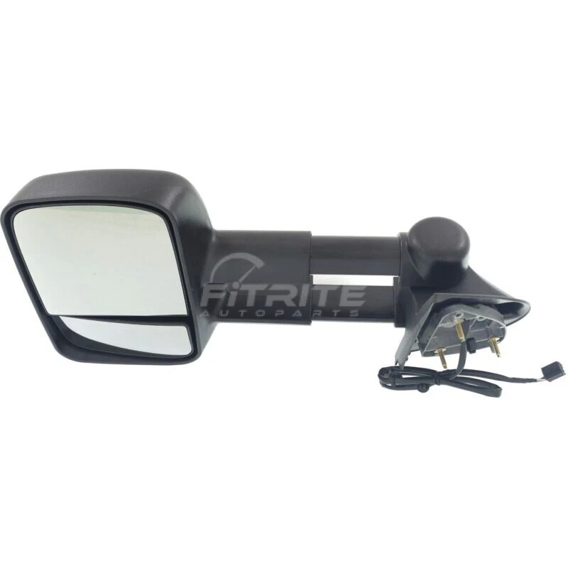 Espejo retrovisor izquierdo texturizado para remolque eléctrico compatible con GMC Sierra 3500 Hd GM1320354 2007-2014 Foto 4 de 4