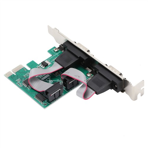 PCIE Serial Card 2 Ports Plug and Automatic Identification Erweiterungskarte - Afbeelding 4 van 8