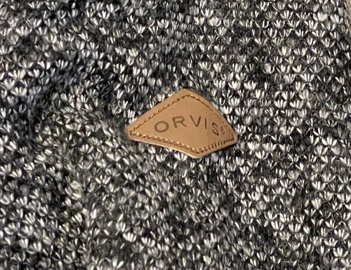 NEW Orvis Men's Pullover Size XL Brighton Quarter Zip w/Sherpa Lining Gray - Picture 7 of 19