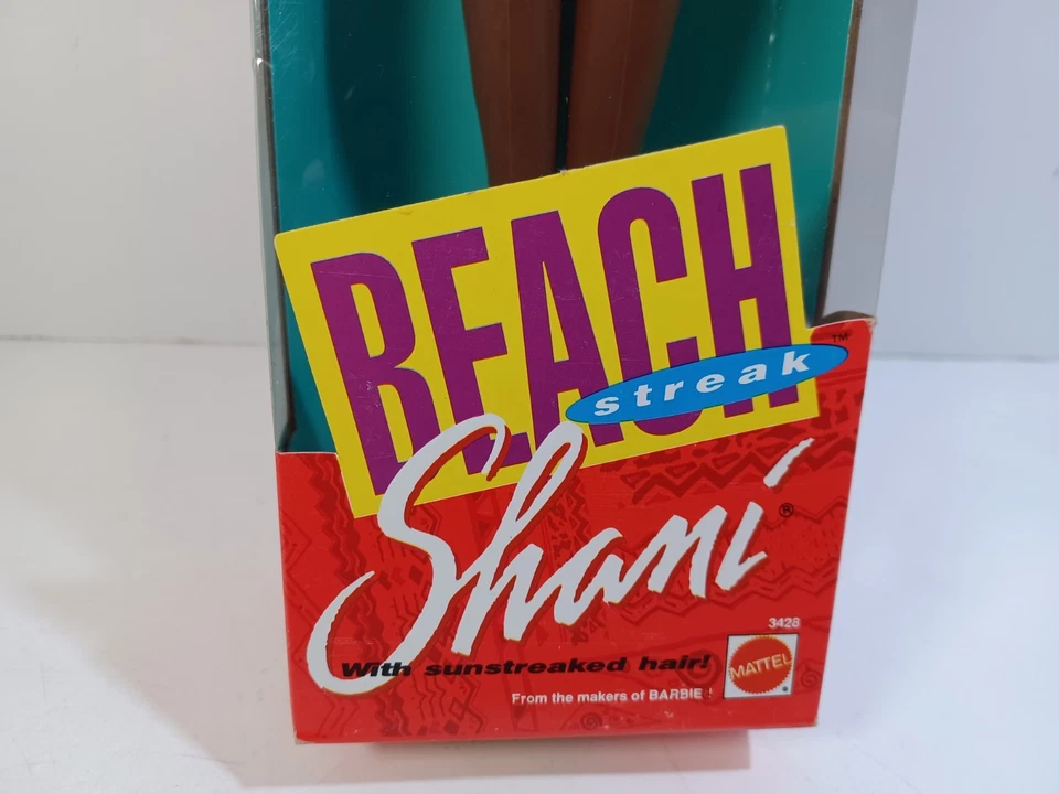 SHANI Beach Streak Shani 系列娃娃 Sun Streaked 头发 1992 美泰 #3428 — 第 4/4 张图片