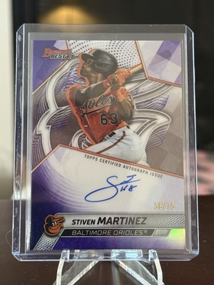 #ad #ad 2025 Bowman’s Best Stivin Martinez Auto 75 $99.99