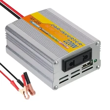 Solar Car Inverter 12V to 220V Power Converter for On-the-Go Charging