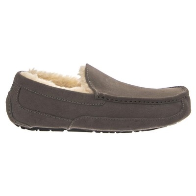 UGG M Ascot Grau - Herren Slipper Aus Wildlederleder - UGG
