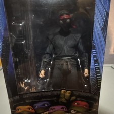 NECA Teenage Mutant Ninja Turtles Foot Soldier Melee Weapons Boxed Figure 7 in