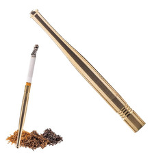 Zigarettenhalter aus Metall – 1 Stück, ca. 10 x 1 cm, für 5,5 / 6 / 8 mm