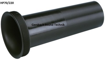 Intertechnik HP70/220 Bassreflexrohr SV=26,4cm² Innen Ø57 mm Länge 220 mm 090103