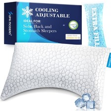 Side Sleeper Pillows for Adults, Cervical Pillow for Side Sleepers, Cooling Pill