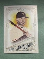Jose Altuve 2018 Topps Allen & Ginter Houston Astros #10 FF853