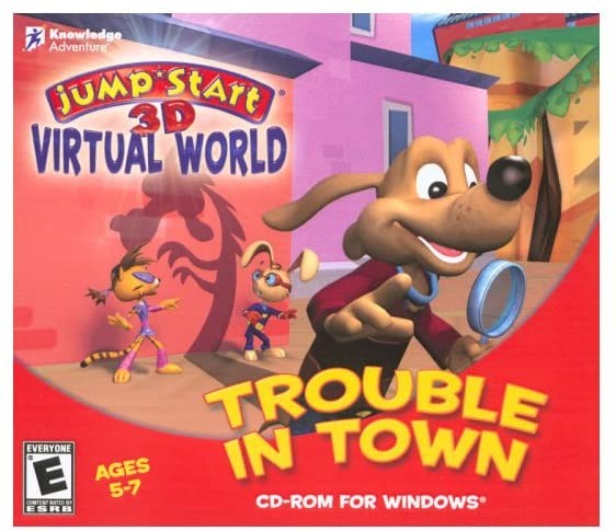 JUMPSTART J. WARD イェ・レフト・ターン・イン JumpStart 3D Virtual World: Trouble in Town Jewel Case (PC, 2008