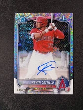 2025 Bowman - Chrome Prospect Autographs Kevyn Castillo #CPA-KC Speckle...
