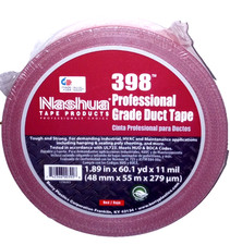 Nashua Professional Grade Duct Tape 398 Red  1.89" x 60.1 Yards x 11 Mil - New