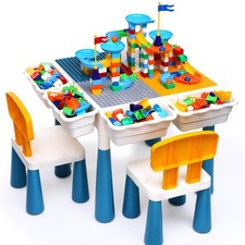 Toddlers Activity Table 7 in 1 Kids Activity Tables and Chair Set with 152Pcs...