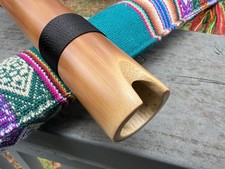 FLAUTO INCA GOLD PROFESSIONALE RAMOS QUENA KENA BAMBÙ NATURALE IN CHIAVE DI G ANDINO