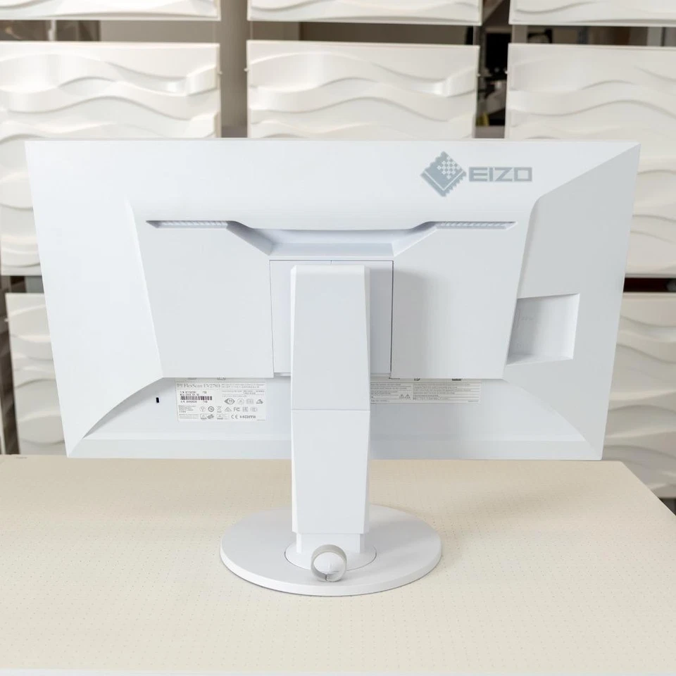 EIZO FlexScan EV2780 Monitor White USB-C IPS WQHD Tested Working Japan - Image 2 of 4
