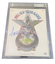 Fernando Valenzuela Dodgers Signed Auto 1981 All Star Game Program Beckett