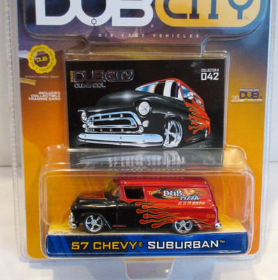 JADA DUB CITY OLD SKOOL ~EDDIE'S PIZZA DELIVERY '57 CHEVY SUBURBAN~ Nice!