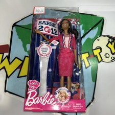 Barbie 2012 Rare Hispanic I Can Be President WH Project X3804-NIB- Damaged Box
