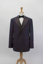 NWT 8250 Brunello Cucinelli Men's 100 Cashmere DB Tuxedo Jacket 50/ 40US A262