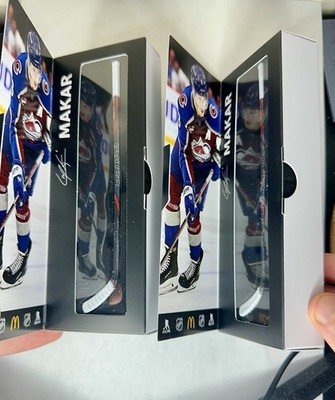 Cale Makar Mini Hockey Stick Lot of 2   Colorado Avalanche   NHL Collectible