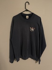 Vintage Y2K New York City NYC Navy Blue Crewneck Sweatshirt - Adult XLarge