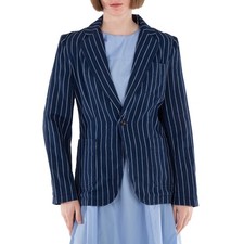 Polo Ralph Lauren Linen-Cotton Pinstripe Blazer
