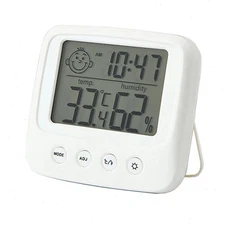 Electronic Home Indoor Thermometer Hygrometer Digital Portable Display LCD Meter
