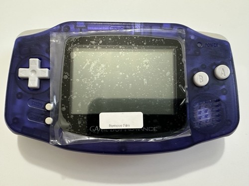 Nintendo Game Boy Advance - Glacier Blue (Translucent Blue) Handheld System