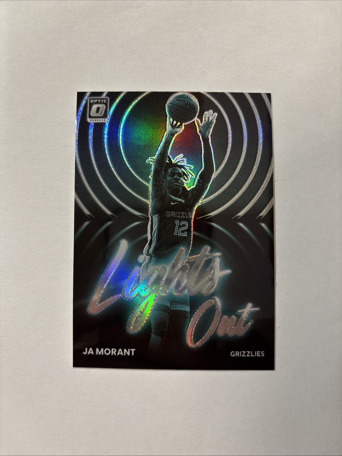 2022-23 Panini Donruss Optic - Lights Out Ja Morant #2 Holo Prizm