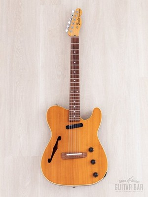 1990 Fender Thinline Telecaster TLAC-950 Natural w/ Piezo & Lace