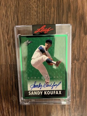 2022 Leaf Decadence- Sandy Koufax- Auto Autograph- Dodgers- 2/3