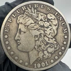 1901-S Morgan Silver Dollar VF 14709