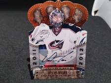 2011-12 Crown Royale STEVE MASON Copper Autograph 63/99 Blue Jackets