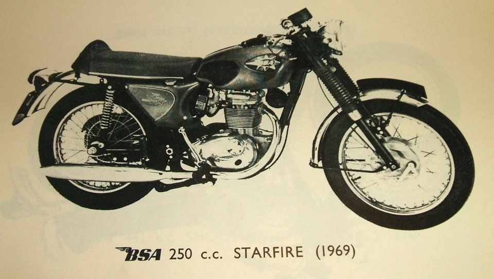 Bsa  B25 Starfire 250 B44 Shooting Star 441 Service Manual 1969 1970 Repair Shop - Image 3 of 4