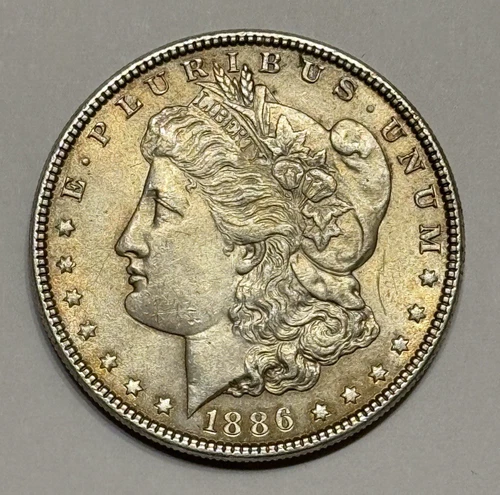 1886 Morgan Silver Dollar (90% Silver) ~ MS+