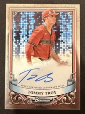 2024 Bowman Sterling Tommy Troy Prospect On Card Auto #PA-TT Diamondbacks
