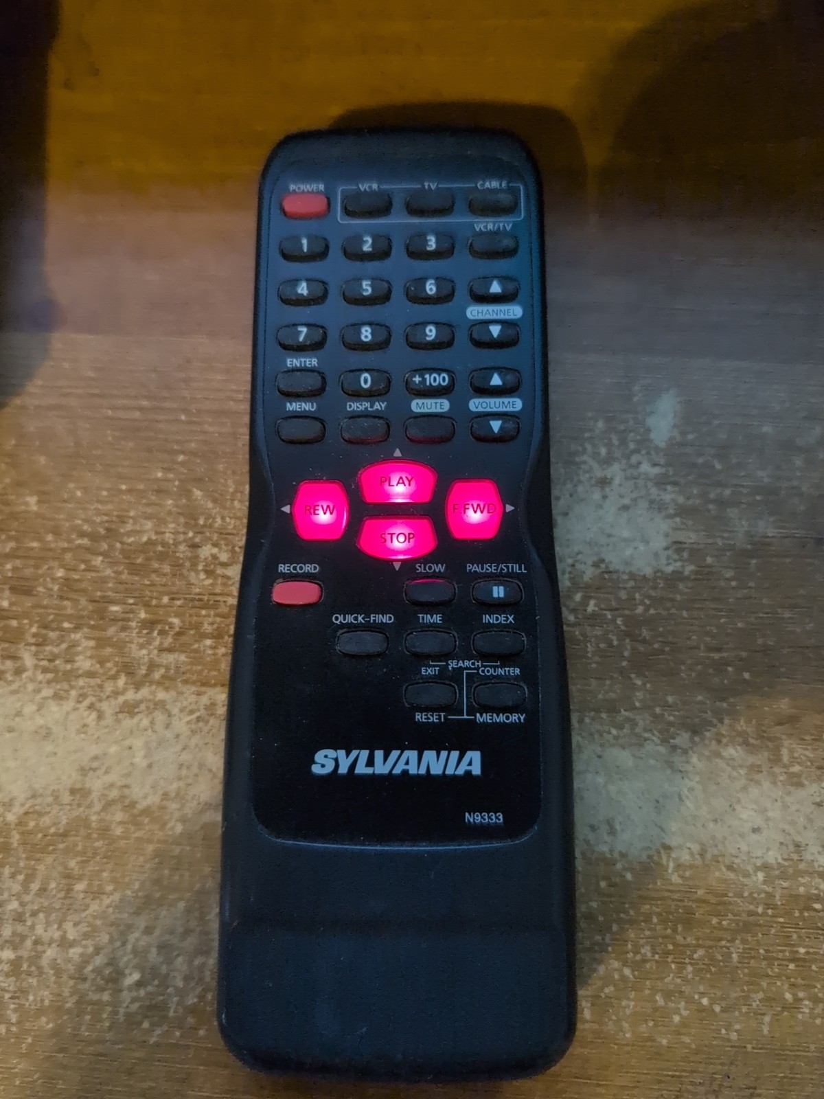 Control Vcr Vhs Black - Works