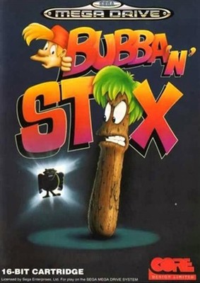 Bubba N Stix - Sega Mega Drive Action Adventure Platformer Videospiel OVP