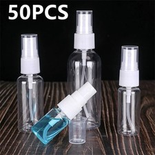 Mini Plastic Spray Bottle 20ML Fine Mist refillable for cosmetic cleaning liquid