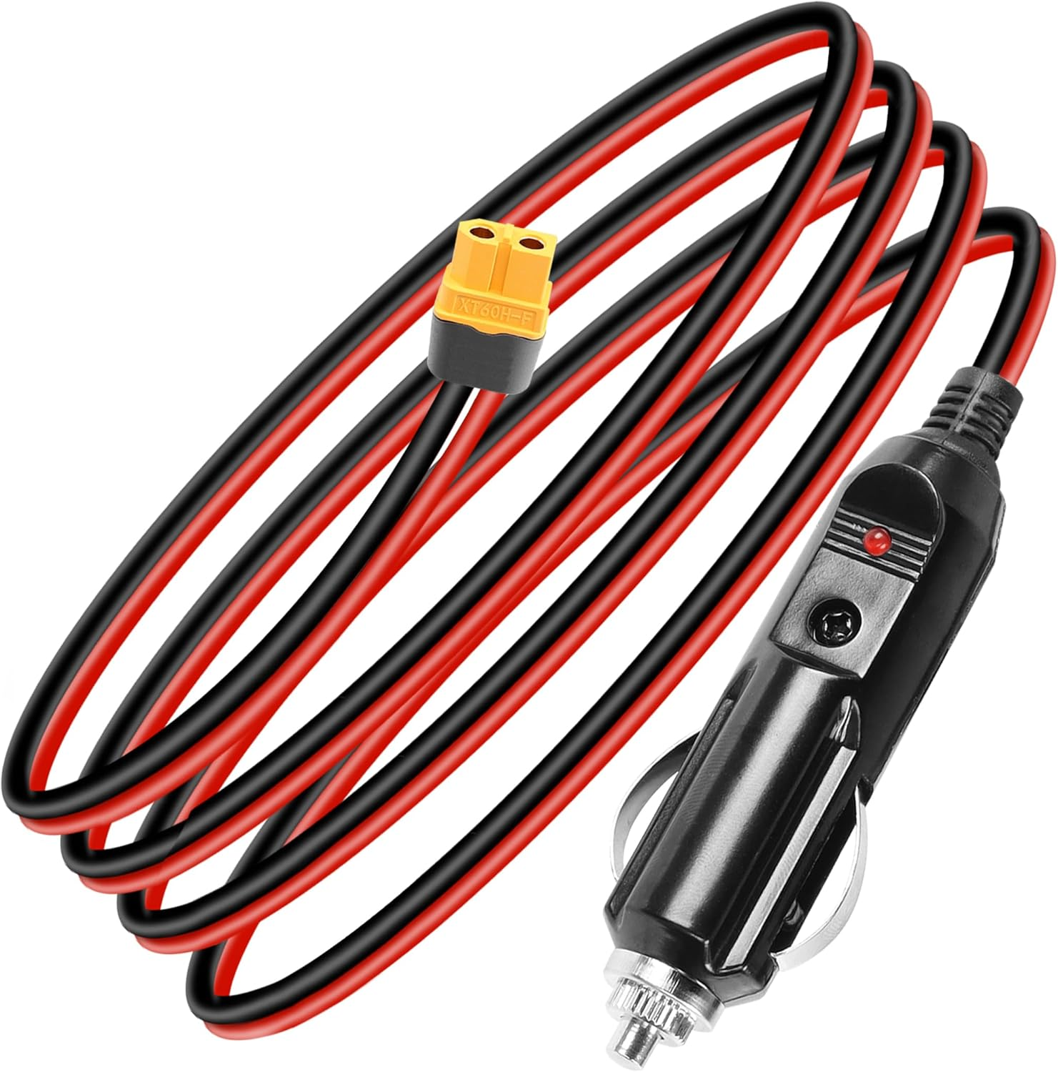 12/24V Cigarette Lighter to XT60 Cable  14AWG 4.9FT XT60 Car Charger Connector f