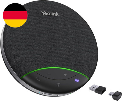 Yealink SP92 Büro Konferenz Lautsprecher Mit Mikrofon, Tragbarer Bluetooth-Lauts